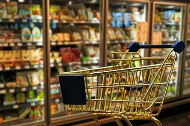 Das Bild zeigt einen Einkaufswagen.