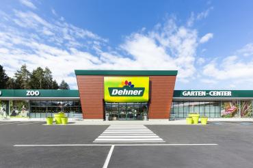 Das Bild zeigt das neue Garten-Center in Villach
