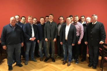 Das Bild zeigt die Junge Union Riedlingen mit ihrem neuen Vorsitzenden Markus Reichensberger.