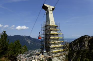 Das Bild zeigt die Predigtstuhlbahn.
