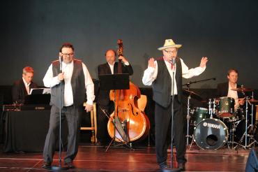 Das Bild zeigt Heini und Eyms.