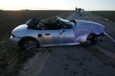 Verkehrsunfall Cabrio 