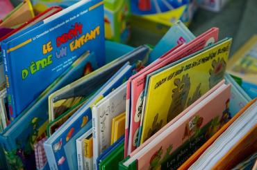 Das Bild zeigt Kinderbücher.