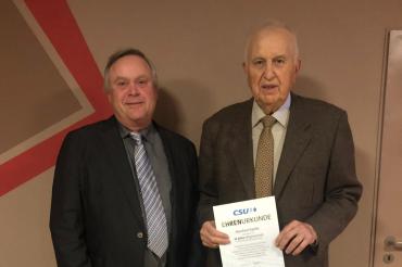 Franz Ost sen. und Manfred Kapfer