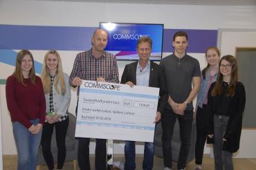 Das Bild zeigt die Spendenübergabe an den Verein Kinder wollen leben, spielen, lachen! e.V. aus Donauwörth.