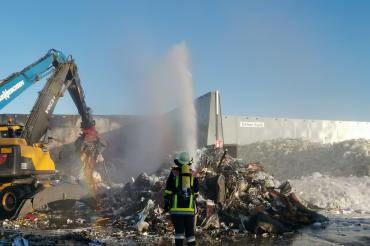 Großbrand Böhm Entsorgungen