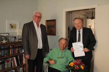 Auf dem Bild zu sehen von links: Helmut Beyschlag, Karl Zeitelhack und Wolfgang Winter. 