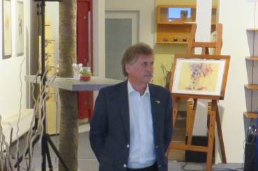 Bürgermeister Gerhard Martin bei einer Ausstellungseröffnung im vergangenen Jahr. 