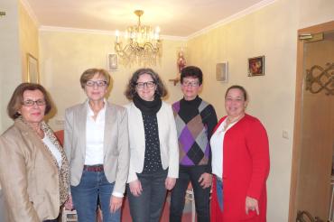 Von links: R. Vellinger, B. Kandler,  A. Waschner-Probst, P. Reiter, A. Fackler. 