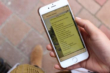 Das Bild zeigt den Whatsapp-Einkauf beim Dorfladen in Alerheim.