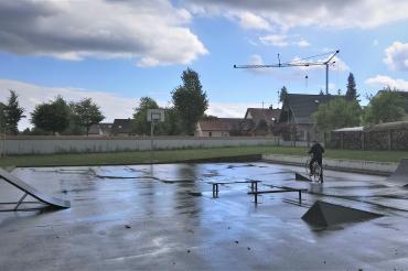Genderkingen hat jetzt einen Skaterplatz. 