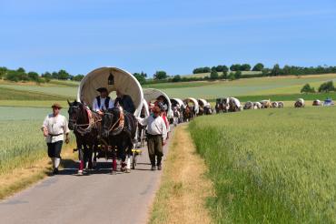 Der historische Kaufmannszug.