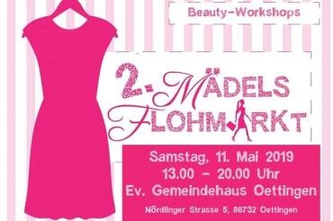 Flyer des 2. Mädelsflohmarkt in Oettingen 