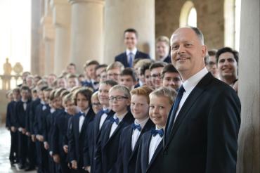 Gruppenbild des Windsbacher Knabenchor.