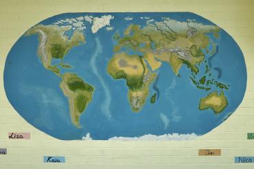 Das Bild zeigt ein Schulprojekt in Kaisheim.