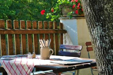 Biergarten Tisch