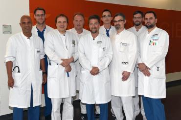 Das Bild zeigt das Team des Hypertonie-Zentrums.