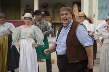 Generlaprobe zu "My Fair Lady" auf der Freilichtbühne am Mangoldfelsen. 