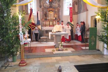 Fronleichnam in Harburg. 