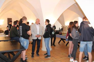 THG-Abiturienten zu Besuch im Rathaus