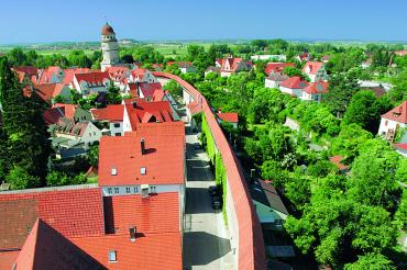 Die Stadtmauer Nördlingen.