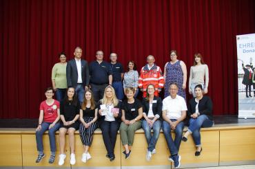 Beteiligte beim Ehrenamtstag am Gymnasium Donauwörth 