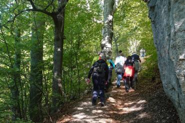 Das Bild zeigt den Aufstieg am Tegernsee.