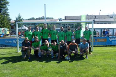 Das Bild zeigt das landesweite Fußballturnier.