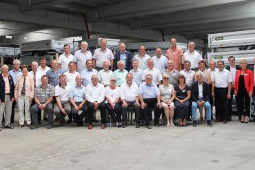 Bayerischer Gemeindetag zu Gast bei der Firma UNSINN - Gruppenbild