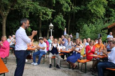 Steffen Höhn dankte der Versammlung für das einstimmige Votum der Parteimitglieder.