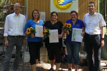 Waldpädagoginnen im Waldkindergarten Rain