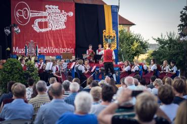 Die Musikkapelle Wörnitzstein.
