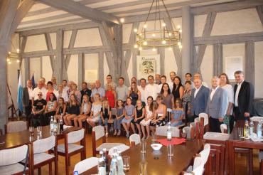 Das Bild zeigt den Sportlerempfang der Stadt Wemding