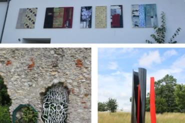 Zu sehen sind Kunstwerke in Möttingen, Ederheim/Christgarten und Reimlingen