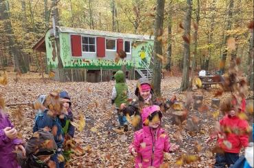 Das Bild zeigt den Waldkindergarten der Donauwörther Waldbären e.V.