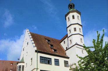 Das Bild zeigt das Nördlinger Rathaus