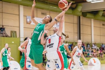 Eigengewächs Steffi Sachnovski darf beim Pokalspiel in Würzburg auf ihre ersten offiziellen Spielminuten hoffen.