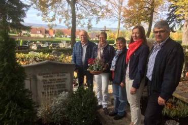 Das Bild zeigt das Grab von Rudolf Kögel