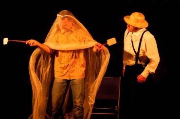 Das Bild zeigt die Theateraufführung "47 Tage Paradies"