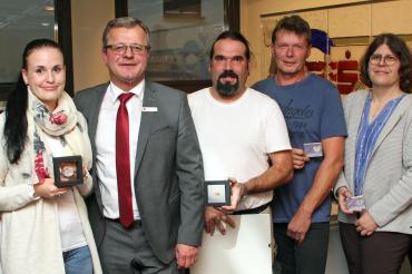 Das Bild zeigt die Gewinner der Landkreisausstellung