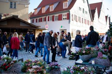 Besucher am Herbstmarkt