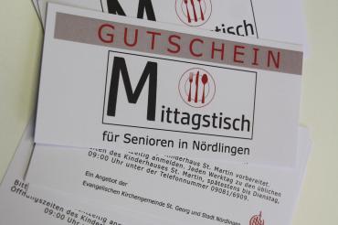 Gutscheine Mittagstisch