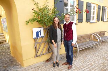 Judith Strohhofer mit Dr. Martin Drexler