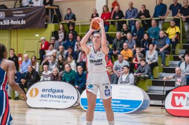 Luisa Geiselsöder war "unstoppable" und hielt mit 10 Punkten in der Verlängerung den Sieg für ihre Angels fest.