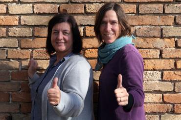 Andrea Beranek und Maren Kriegler