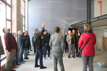 Erwin Taglieber während der Führung