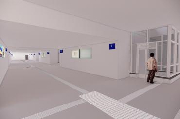 Visualisierung Unterführung Bahnhof