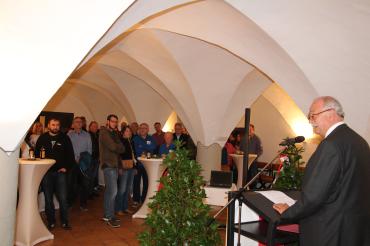 Abschlussempfnag im Rathausgewölbe 