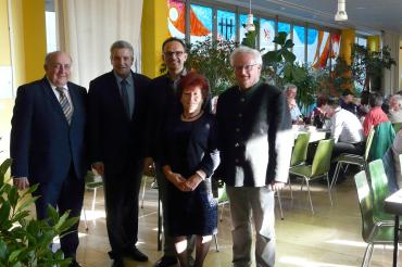 Von links: Gottfried Hänsel, Prof. Dr. Thomas Beyer, Dr. Martin Drexler, Heidi Vogel und Hans Roßkopf