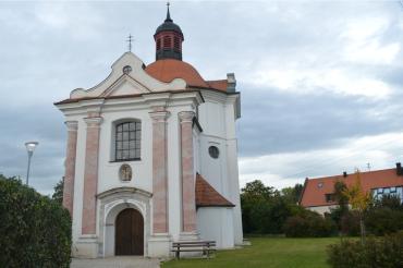 Das Bild zeigt die Herrgottsruhkapelle in Oberndorf